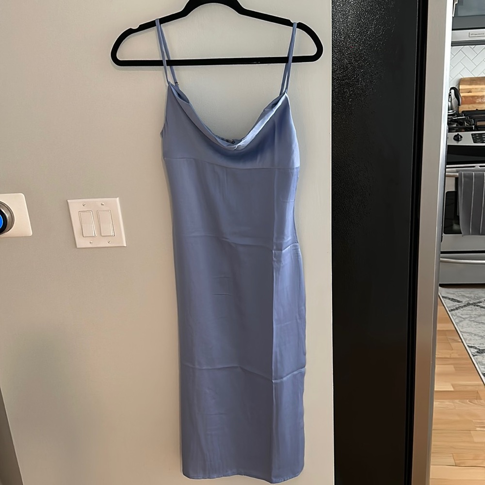 WeWoreWhat cowl midi dress